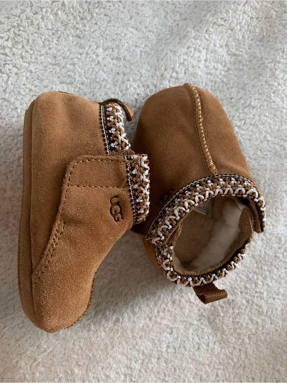 UGG Toddler Chestnut Suede Booties - Chestnut